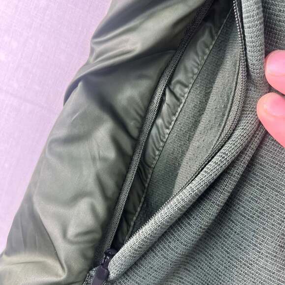 Under Armour Men's XL ColdGear Fleece Full Zip Hoodie Marine OD Green - Picture 10 of 13